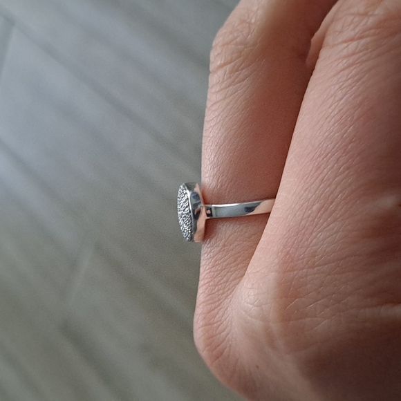 Monica Vinader Fiji Large Button Stacking ring - Picture 9 of 14